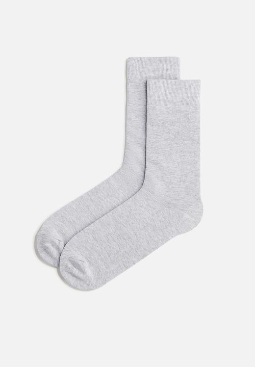 H&M - 5 pack socks - grey marl