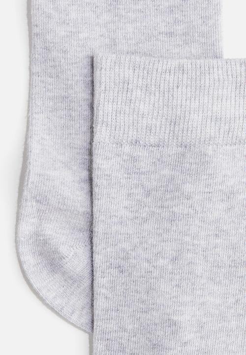 H&M - 5 pack socks - grey marl