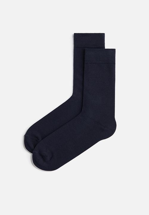 H&M - 5 pack socks - navy blue