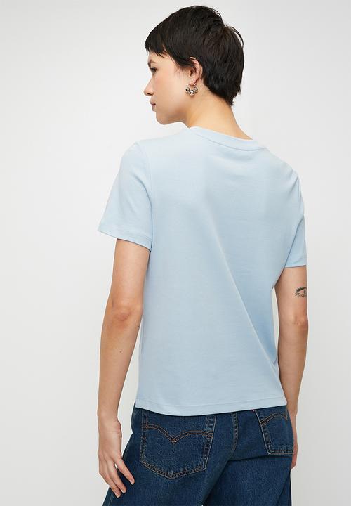 MANGO - T-Shirt Rita - Light Pastel Blue