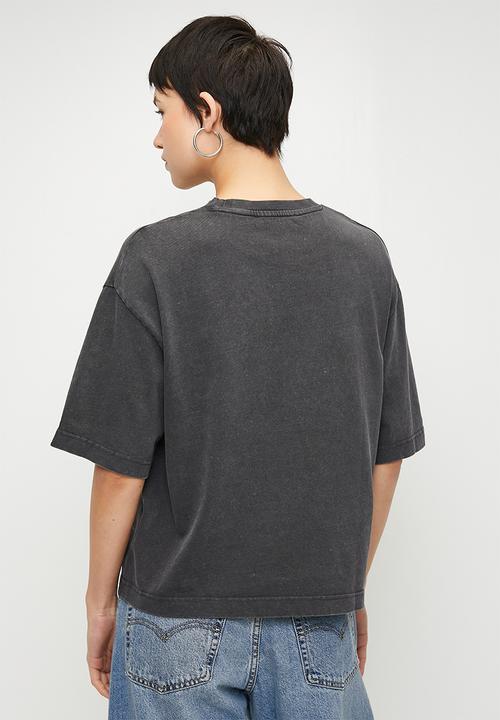 MANGO - T-Shirt Sita - Charcoal