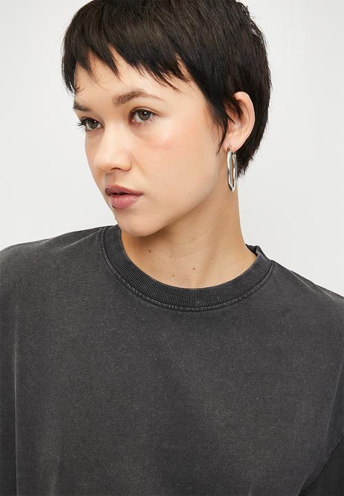 MANGO - T-Shirt Sita - Charcoal