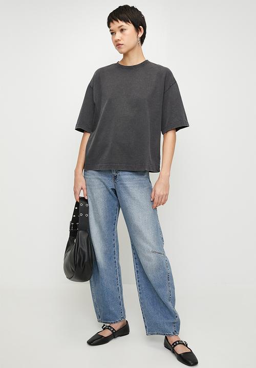 MANGO - T-Shirt Sita - Charcoal
