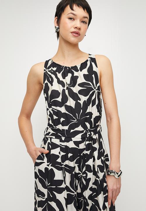 MANGO - Jumpsuit Knot - Black 