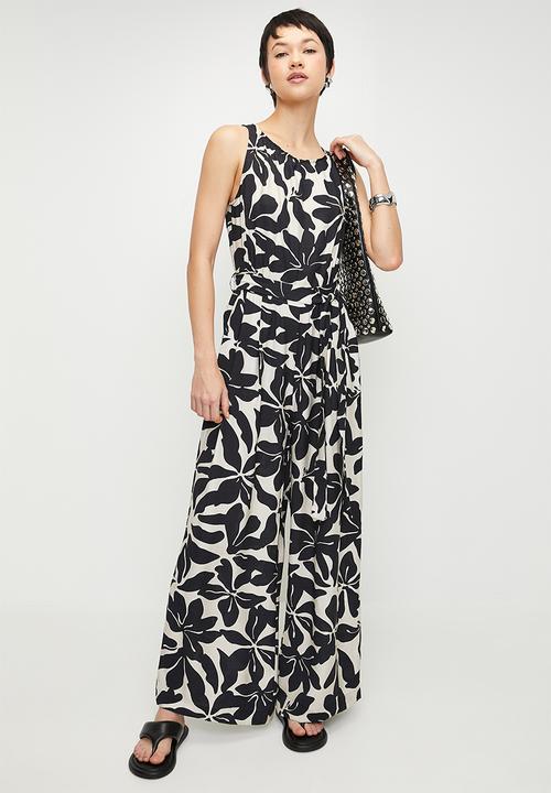MANGO - Jumpsuit Knot - Black 