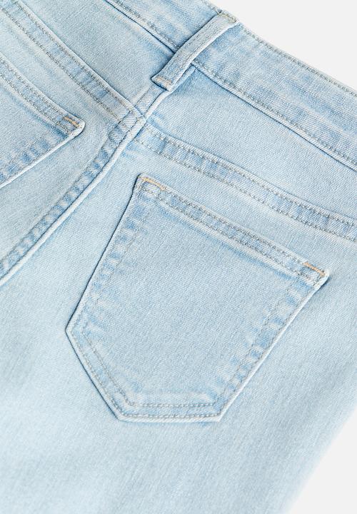 H&M - Flared leg low jeans - light denim blue