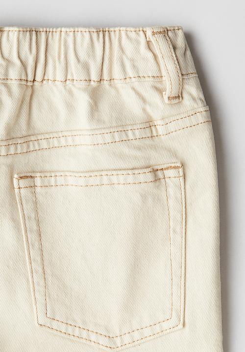 H&M - Loose fit jeans - natural white