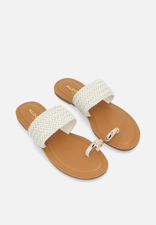 ALDO - Beachwalk slide - white/bone