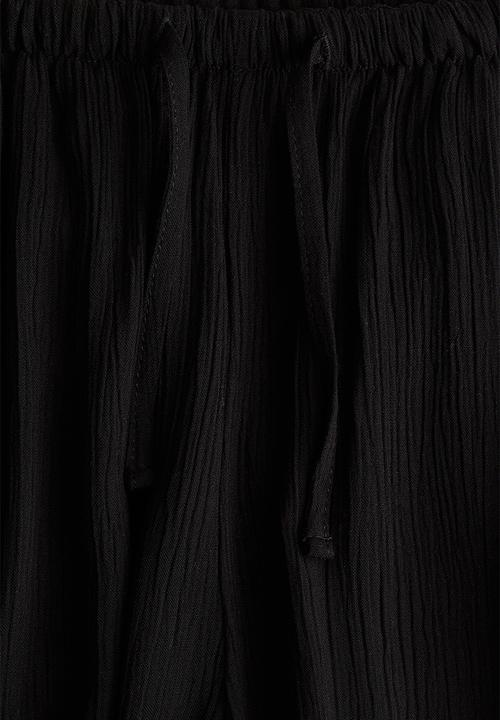 H&M - Pull-on trousers - black