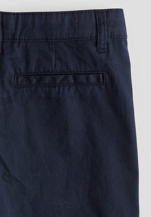 H&M - Cotton chino shorts - navy blue