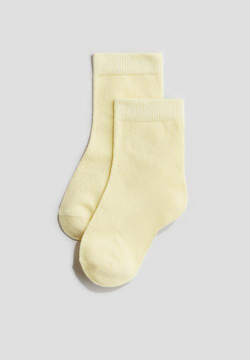 H&M - 5-Pack socks - yellow/pink/dark grey