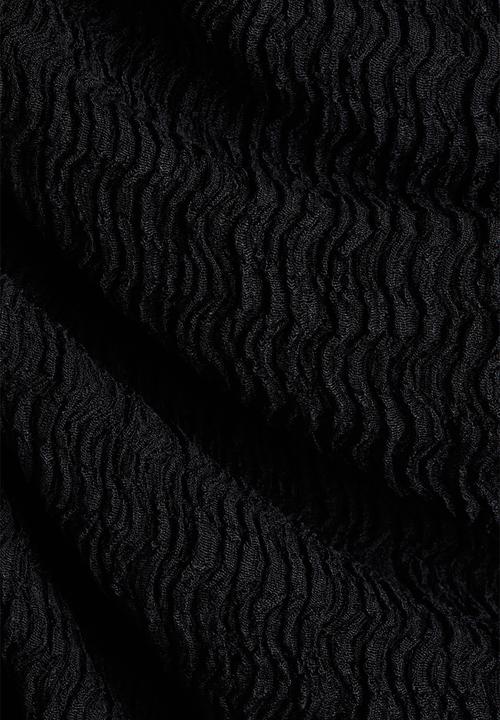 H&M - Draped bodycon dress - black