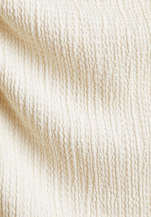 H&M - Draped bodycon dress - cream