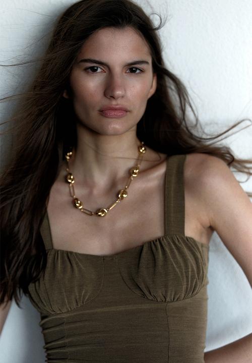 H&M - Bralette top - dark khaki green