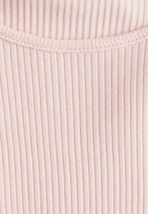 H&M - Chiffon-sleeve top - pink