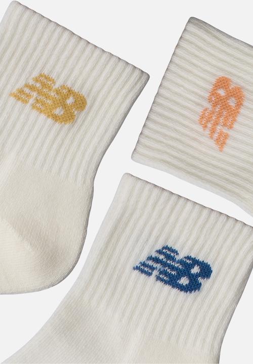 New Balance  - Everyday Quarter Sock 3Pk - White