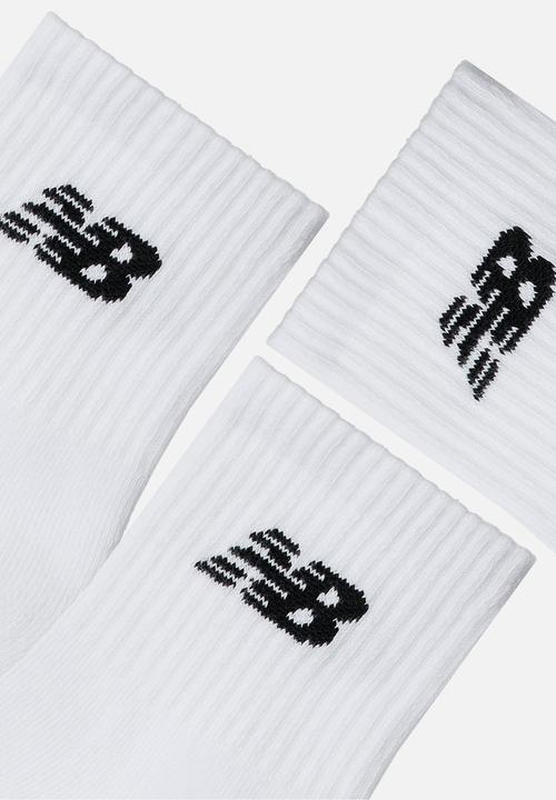New Balance  - Everyday Quarter Sock 3Pk - White
