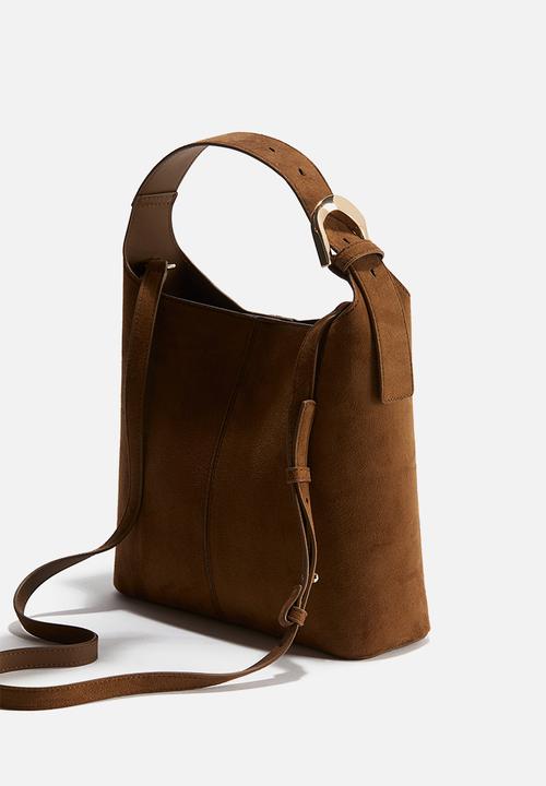 H&M - Napped crossbody bag - brown