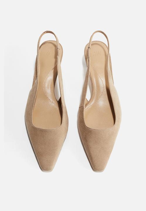 H&M - Pointed slingbacks - beige