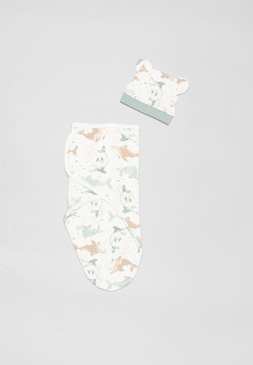 Pop Candy - Beanie and swaddle set - multi