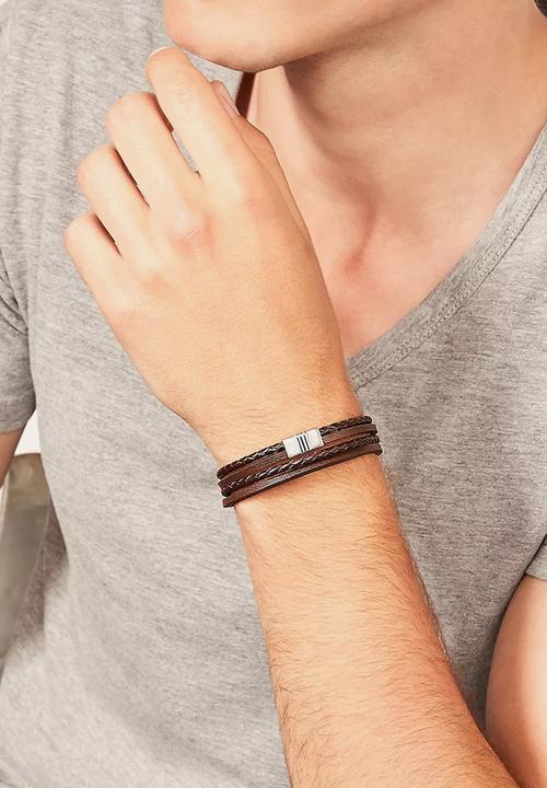 Fossil - Vintage Casual Jf02934040 Bracelet - brown