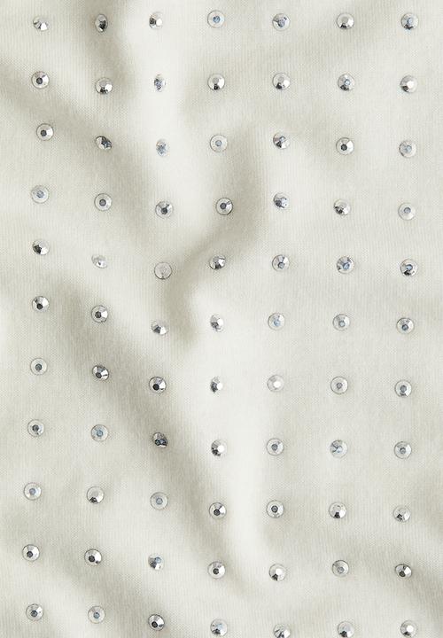 H&M - Studded top - white