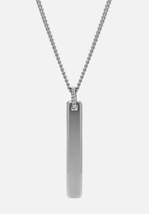 Fossil - Pendant - jf03988040 Necklace - Silver