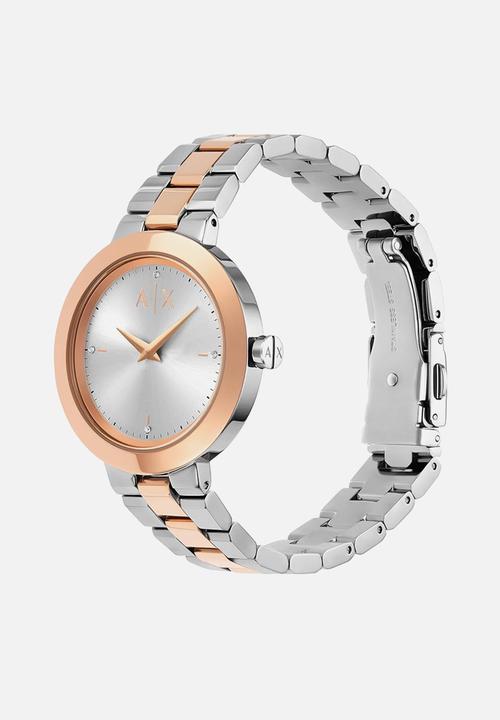 Armani Exchange - Jackie Two-tone  AX5172 - silver & rose gold