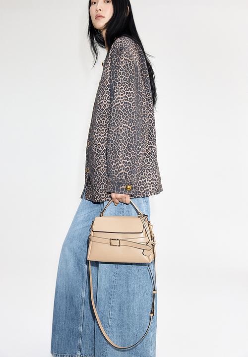 H&M - Strap-detail crossbody bag - beige