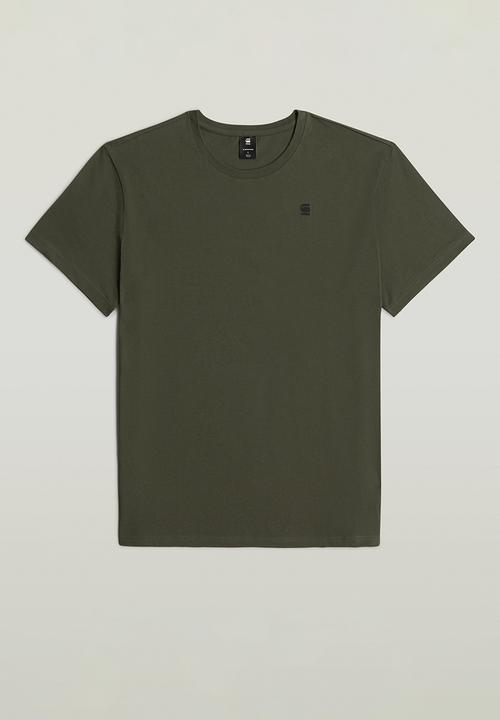 G-STAR - Base-S r t short sleeve - asfalt