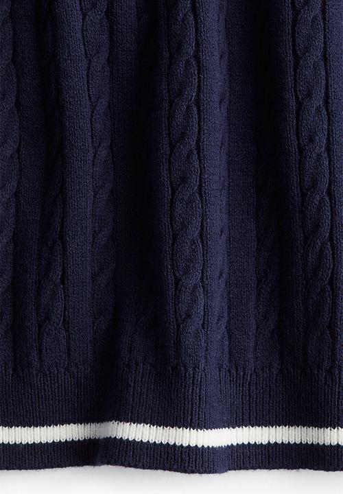 H&M - Cable-knit top - blue