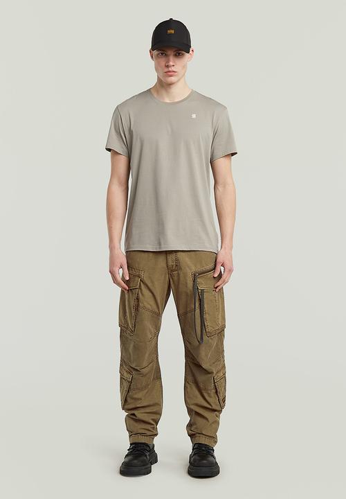 G-STAR - Base-s r t short sleeve - elephant skin