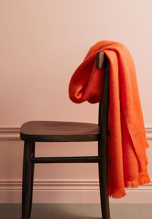 H&M - Brushed blanket - orange