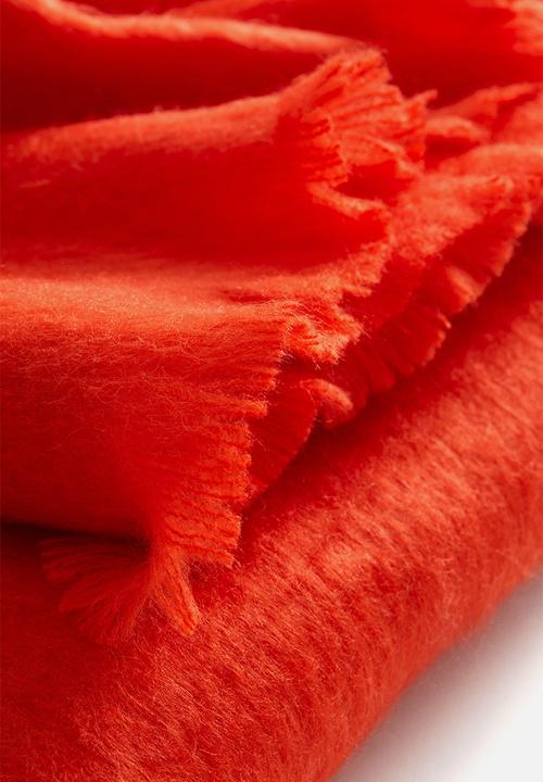H&M - Brushed blanket - orange