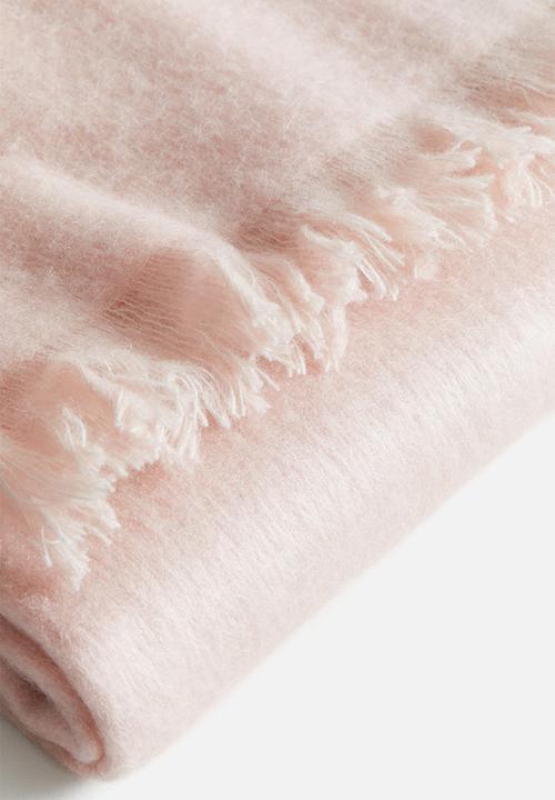 H&M - Brushed blanket - powder pink