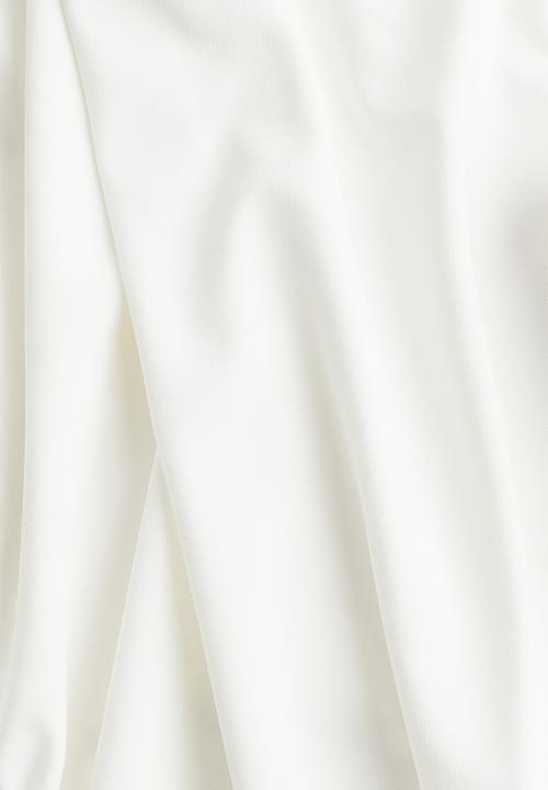 H&M - Draped t-shirt - white
