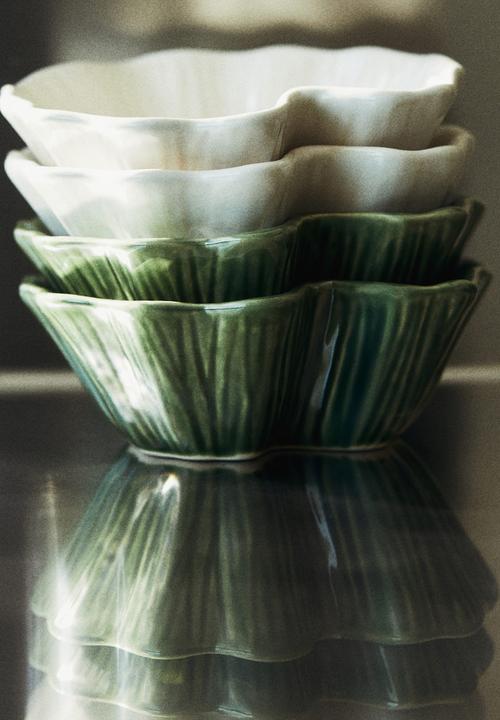 H&M - Small stoneware bowl - green