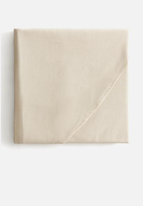 H&M - Round water-repellent tablecloth - light beige 