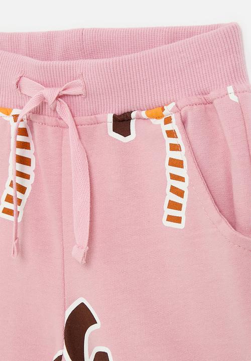 Pop Candy - Palm tree printed shorts - pink