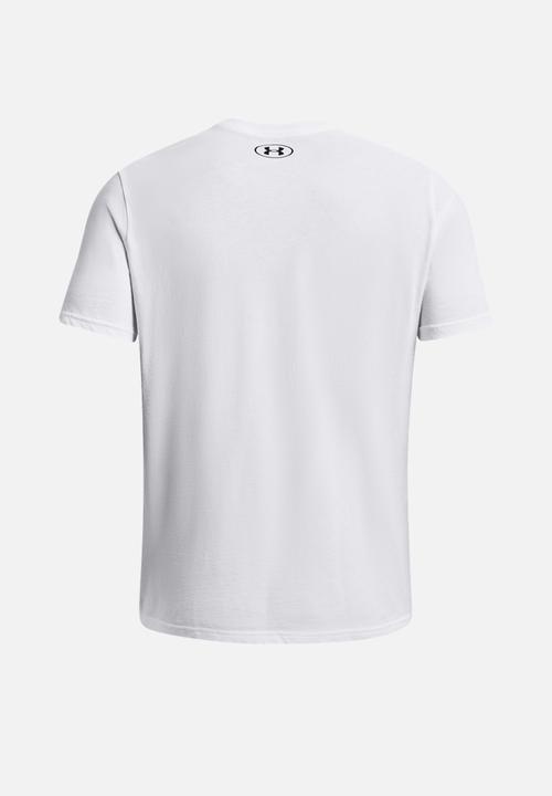 Under Armour - UA CAMO CHEST STRIPE SS - White / Mod Gray / Black