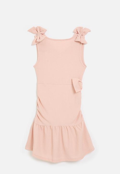 Pop Candy - Bow décor dress - pink