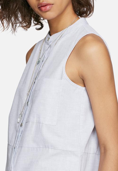 Neon Rose - Chambray linen shirt