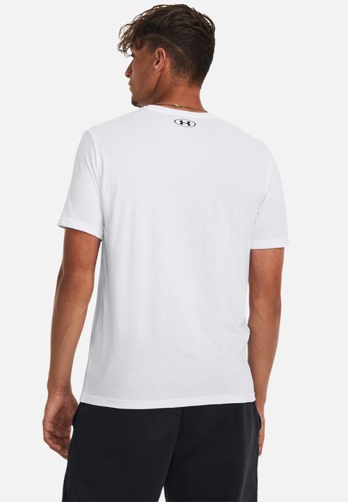 Under Armour - UA CAMO CHEST STRIPE SS - White / Mod Gray / Black