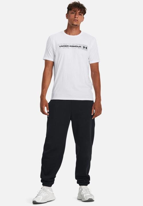 Under Armour - UA CAMO CHEST STRIPE SS - White / Mod Gray / Black
