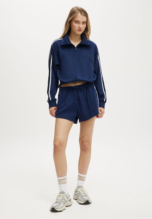 Cotton On - Retro Track Short - Heritage Blue