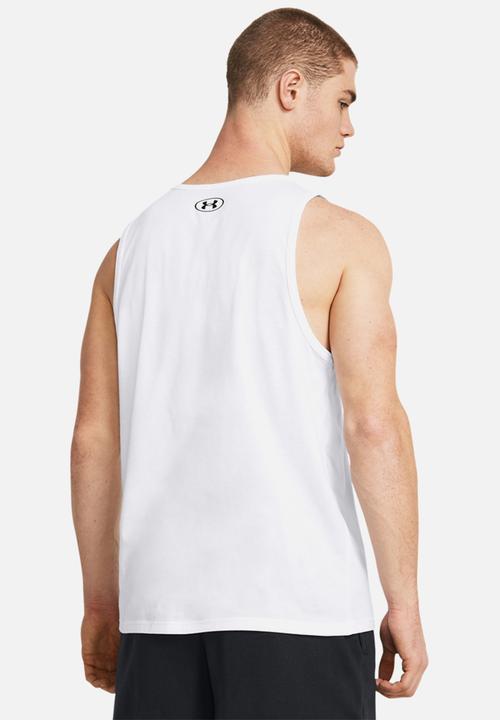 Under Armour - UA SPORTSTYLE LOGO TANK - White/Black