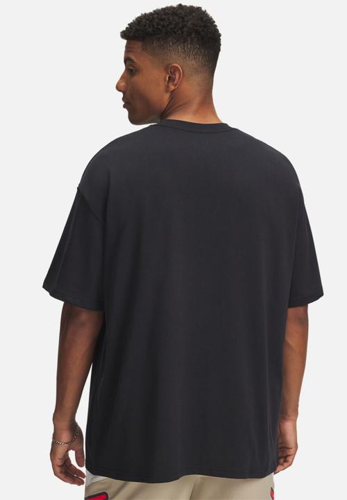 Under Armour - UA HWT U LOGO SS - Black/White