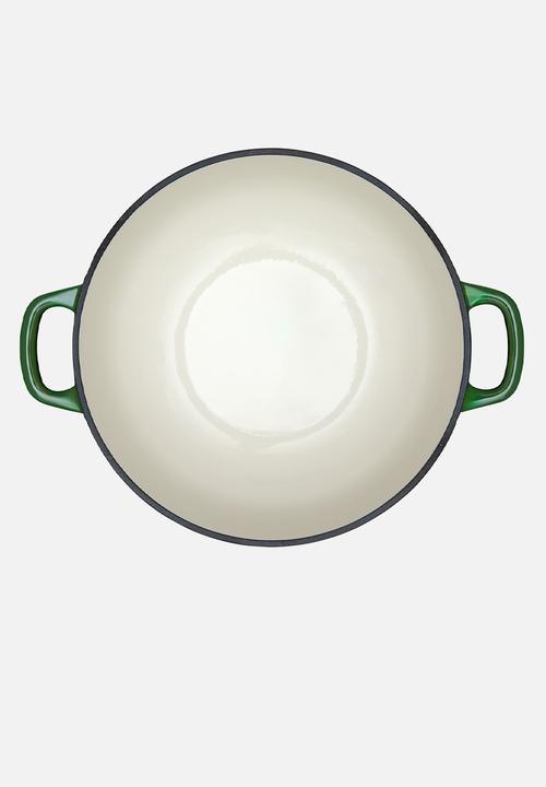 Maxwell & Williams - MW Cast Iron Round Casserole English Racing - Green 