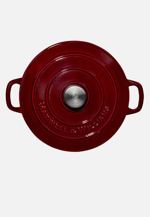Maxwell & Williams - MW Cast Iron Braiser - Merlot 