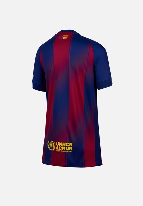 Nike - F.C Barcelona Youth Nike Dri-Fit Home Stadium Jersey - Deep Royal Blue/Midwest Gold